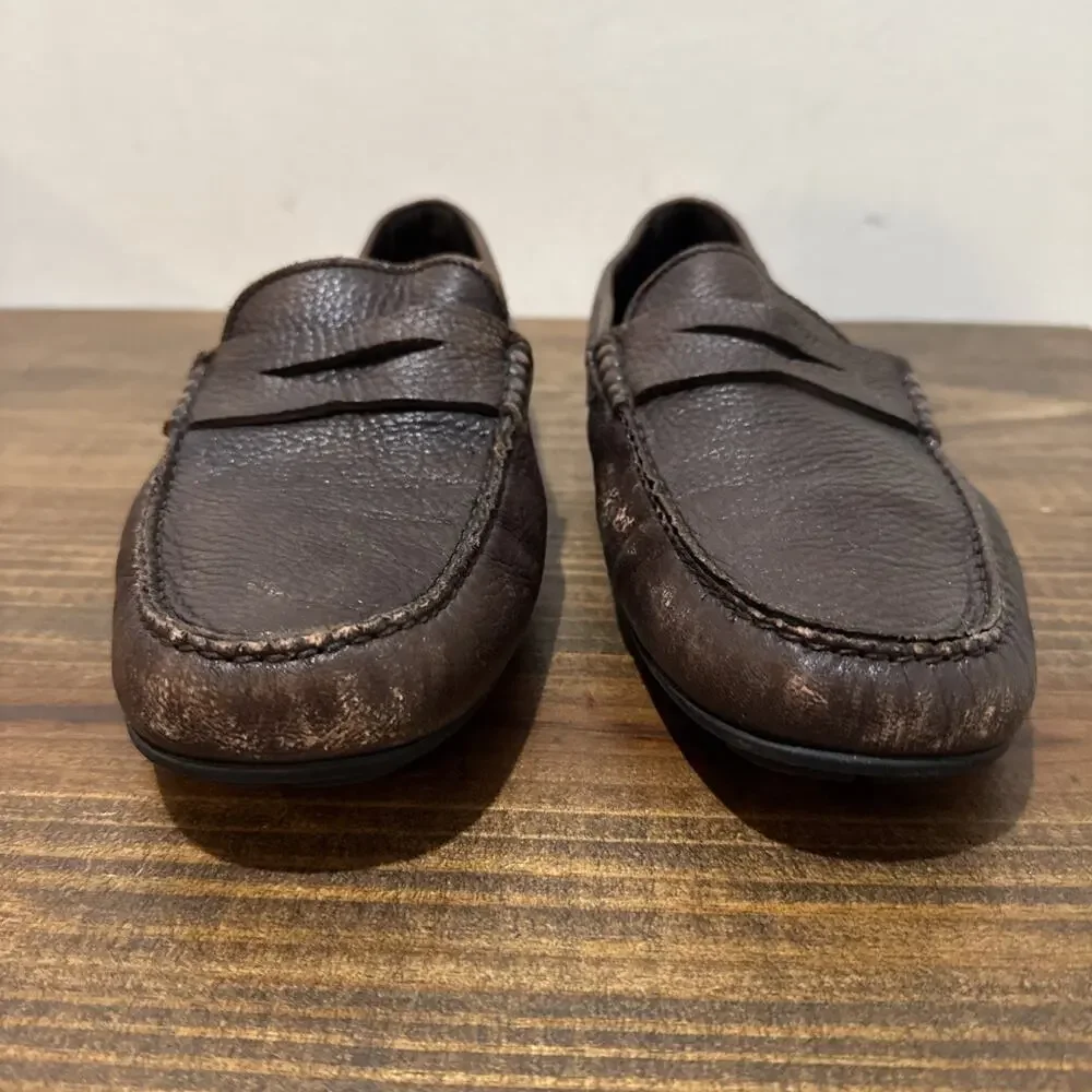 To Boot New York Adam Derrick Soft Leather Loafers Made In Italy Men's Sz 14 US